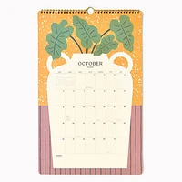 2025-2026 Paper Source Flower Vase Tall Wall Calendar