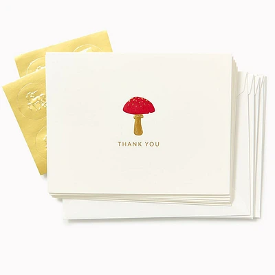 Mushroom Thank You Card Set