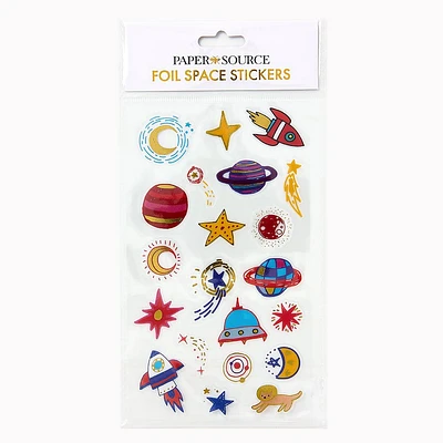 Foil Space Sticker Sheet