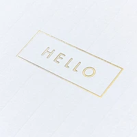 Hello Stripe Thank You Card Set