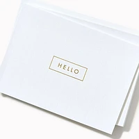 Hello Stripe Thank You Card Set