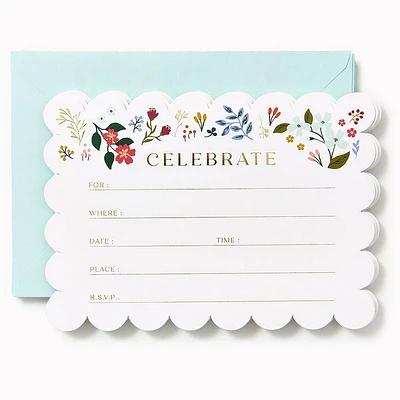 Primrose Party Invitations 10ct