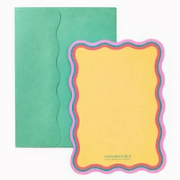 Diecut Wavy Party Invitations 10ct