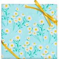 Daisies Continuous Roll Wrap 10'