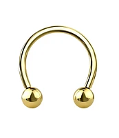 Horseshoe Barbell Gold 16g