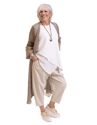Matilde Long Cotton Cardigan