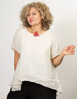 Benette Linen Top