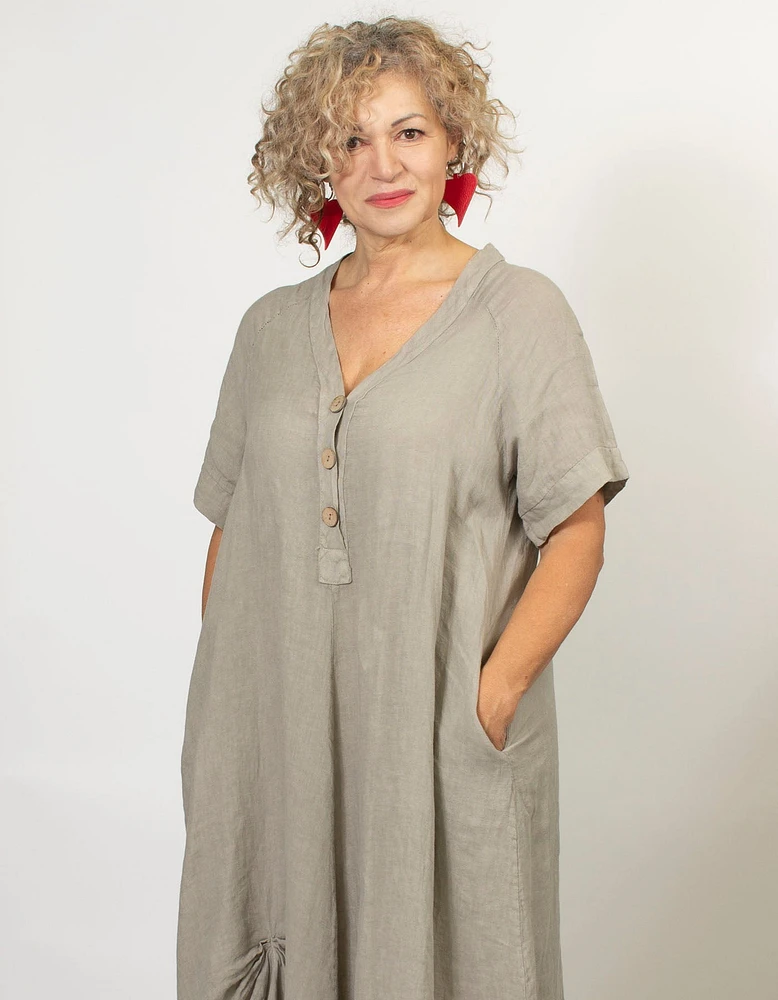 Jonah Linen Dress