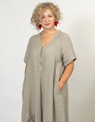 Jonah Linen Dress