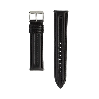 20mm Black Ridged Oil Tanned