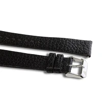 20mm Black Slim Shrunken Leather