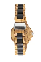 Wood Spider Midsize - Olivewood Case. Ebonywood Dial. Olivewood/Ebonywood Band