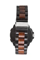 Wood Spider - Ebonywood/Red Sandalwood Case and Band. Red Sandalwood Dial