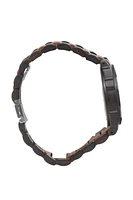 Wood Spider - Ebonywood/Red Sandalwood Case and Band. Red Sandalwood Dial