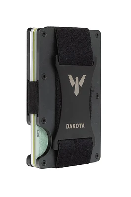 Card Holder Money Clip - Gray Metal