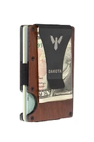Card Holder Money Clip - Rosewood