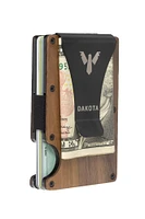 Card Holder Money Clip - Walnut