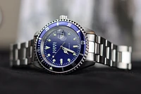Steel 1000ft - 42mm - Stainless Steel - Blue Dial