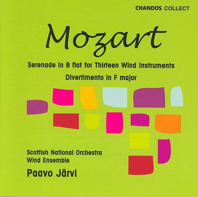 Mozart/ Jarvi/ Scottish National Orchestra - Serenade for 13 Wind Instruments