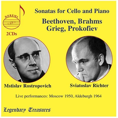 Rostropovich/ Richter/ Brahms/ Beethoven - Sonatas for Cello & Piano