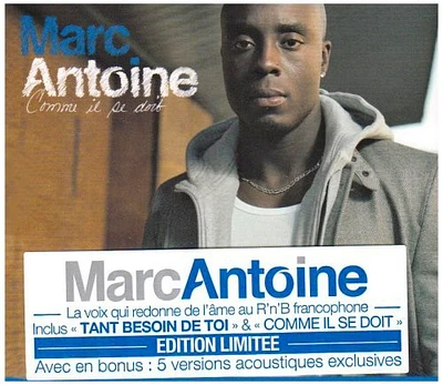 Marc Antoine - Comme Il Se Doit