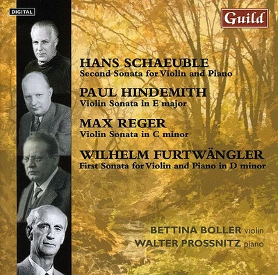 Schaeuble/ Hindemith/ Reger/ Boller - Violin Sonatas