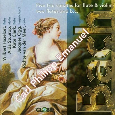 C.P.E. Bach / Hazelzet - 5 Trio Sonatas for Flute & Violin