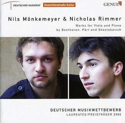 Beethoven/ Part/ Shostakovich/ Rimmer - Works for Viola & Piano