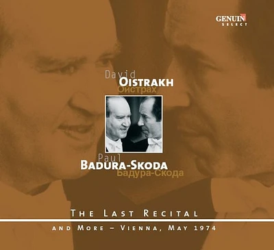 Mozart/ Schubert/ Beethoven/ Oistrakh - Last Recital with Paul Badura-Skoda