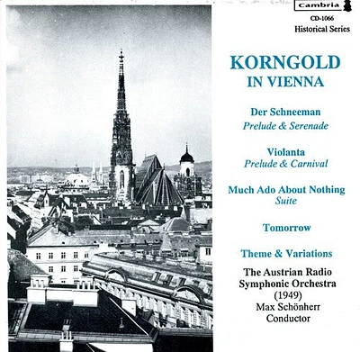 Korngold/ Schonherr Rso - Korngold in Vienna