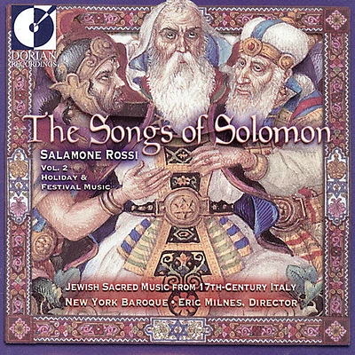 Rossi/ New York Baroque/ Milnes - Songs of Solomon-Vol. 2