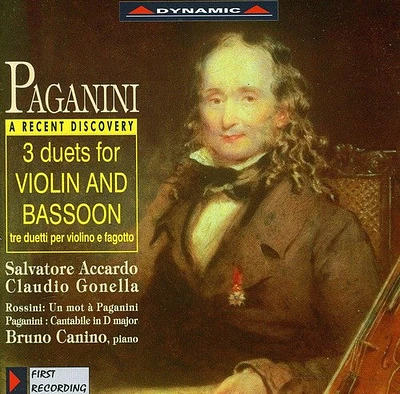 Paganini/ Accardo/ Gonella - Duets for Violin & Basson