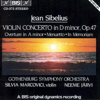 Sibelius/ Silvia/ Jarvi - Violin Concerto / Overture in A minor