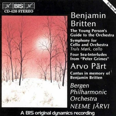 Britten/ Jarvi/ Bergen Phil - Symphony for Cello & Orchestra