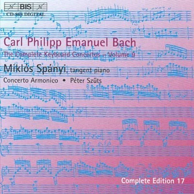 C.P.E. Bach / Spanyi/ Tangent - Complete Keyboard Concertos 9