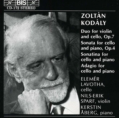 Kodaly/ Lavotha/ Spark/ Aberg - Duo for Violin & Cello