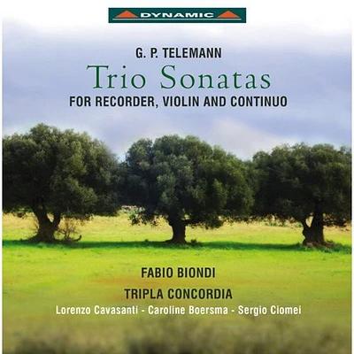 Telemann/ Biondi/ Cavasanti/ Boersma - Trio Sonatas for Recorder Violin & Continuo