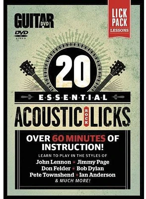 Guitar World: 20 Essential Acoustic Rock Licks