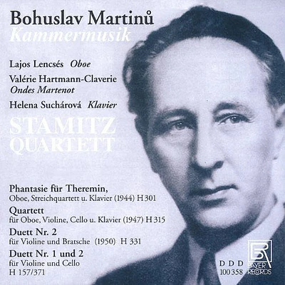 Martinu/ Lencses/ Sucharova/ Stamitz Quartet - Chamber Music