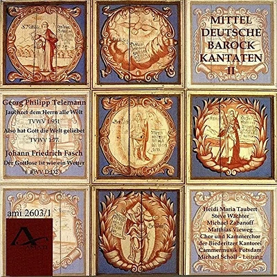 Telemann/ Taubert/ Chor Und Kammerchor Der Biede - Mitteldeutsche Barockkantaten 2