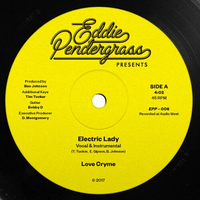 Love Cryme - Electric Lady / Under The N Fluence