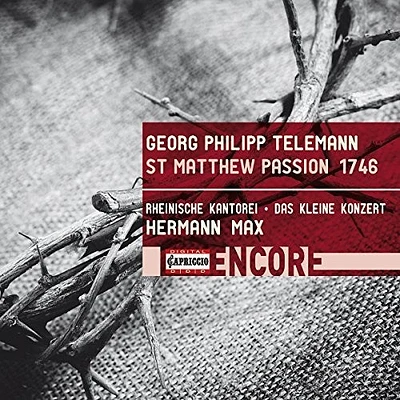 Telemann/ Jochens/ Max - Georg Philipp Telemann: St Matthew Passion 1746