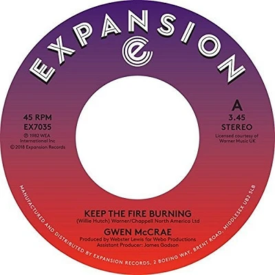 Gwen McCrae - Keep The Fire Burning / Funky Sensation