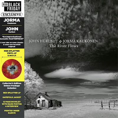 John Hurlbut / Jorma Kaukonen - The River Flows Vol. 1 (Red Splatter)