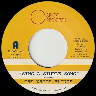 White Blinds - Sing A Simple Song / Klapp Back