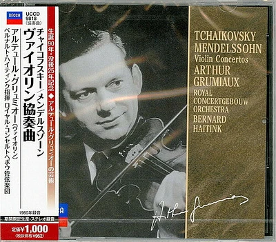 Tchaikovsky/ Mendelssohn/ Arthur Grumiaux - Tchaikovsky.Mendelssohn: Violin Concertos