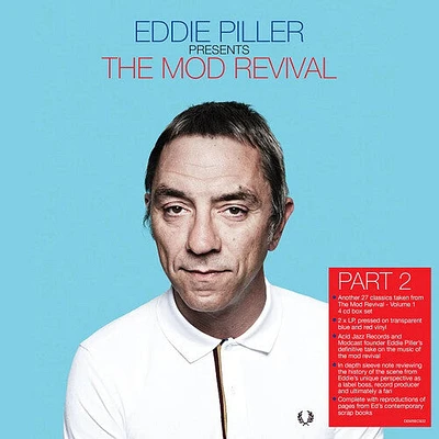 Eddie Piller: More of the Mod Revival/ Various - Eddie Piller: More Of The Mod Revival / Various [140-Gram Transparent Red & Blue Colored Vinyl]