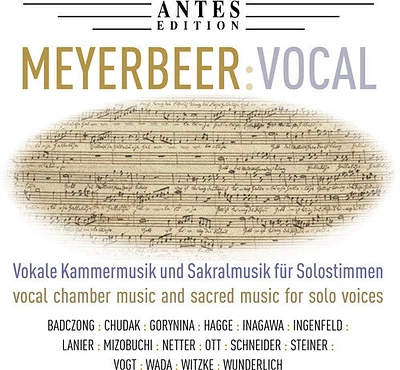 Meyerbeer - Vocal Works