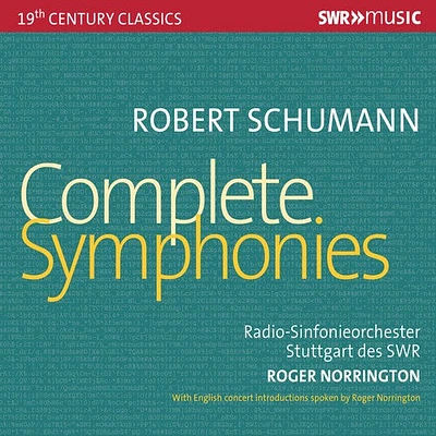 Schumann/ Radio-Sinfonieorchester Stuttgart Swr - Complete Symphonies