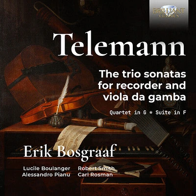 Telemann/ Bosgraaf/ Pianu - Trio Sonatas for Recorder